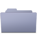 Open Folder Lavender icon